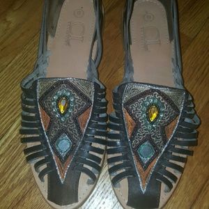 Chinese Laundry sequined huaraches