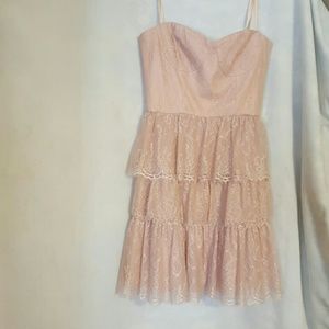 Strapless cocktail dress