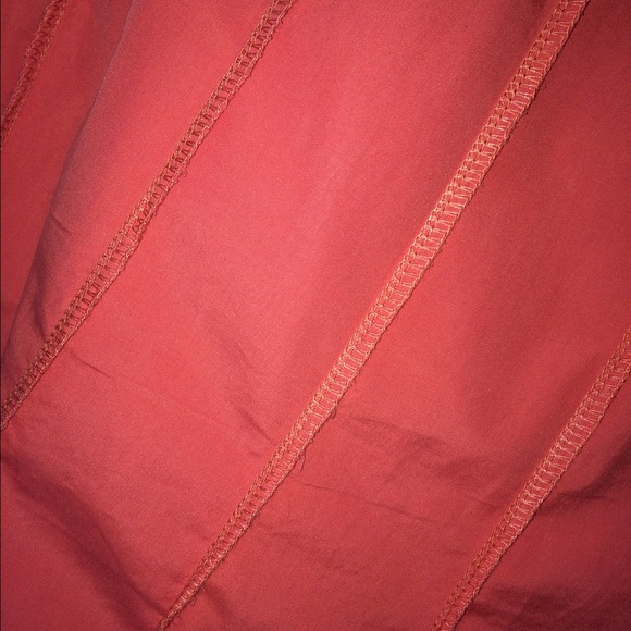 Two Star Dog 16-panel flippy coral midi skirt - Picture 2 of 10