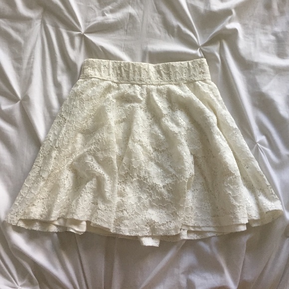 A off white floral skirt from Hollister