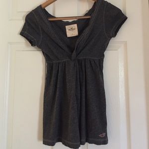 Dark gray top