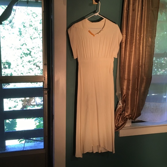 Handmade vintage wedding gown