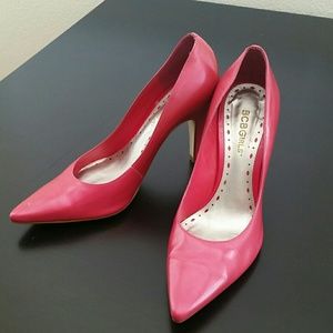 BCBG Girls pink heels size 6