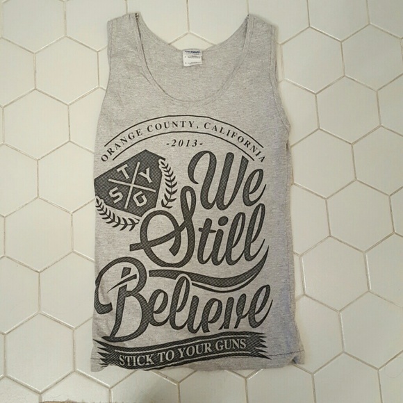 Stick To Your Guns small fitted band tank