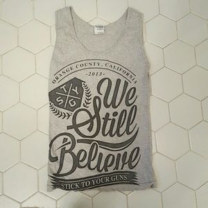 Stick To Your Guns small fitted band tank