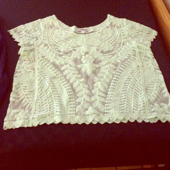 Express lace t shirt