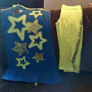 Justice girls tunic and leggings