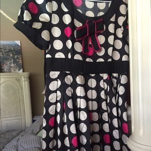 dress with dots and bow
