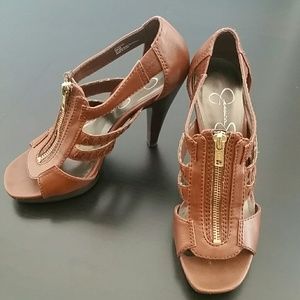 brown Jessica Simpson heels