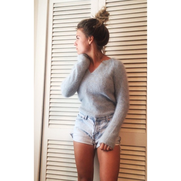 Angora sweater
