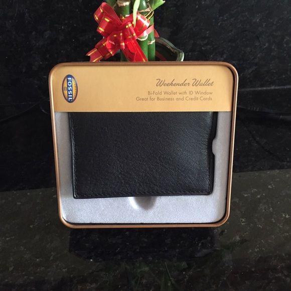 Black Leather Wallet