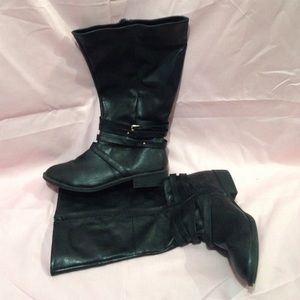 Brash boots with wide calf size 11W.