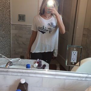 Cute, soft "Hello Friday" T-shirt from PPLA