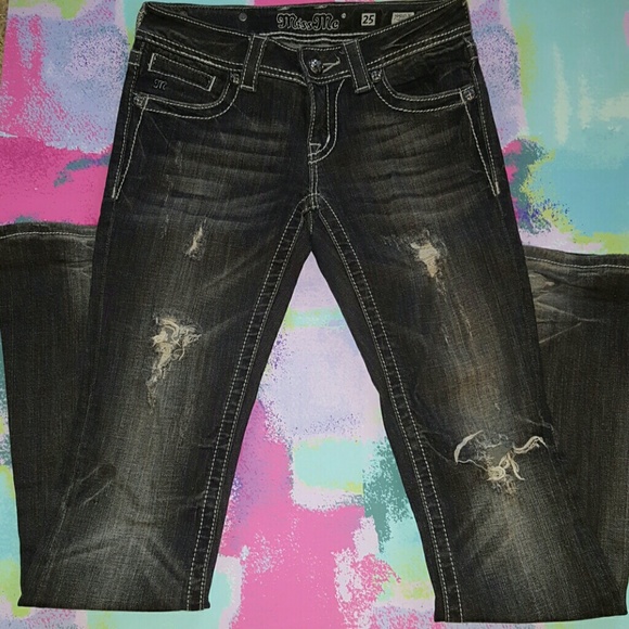 Miss Me boot cut dark jeans