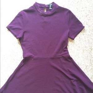 Purple skater dress