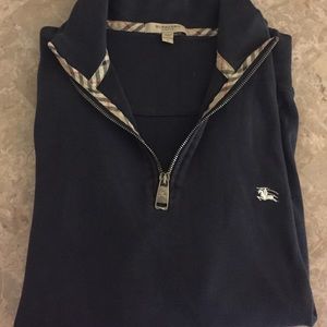 Navy blue Burberry sweater