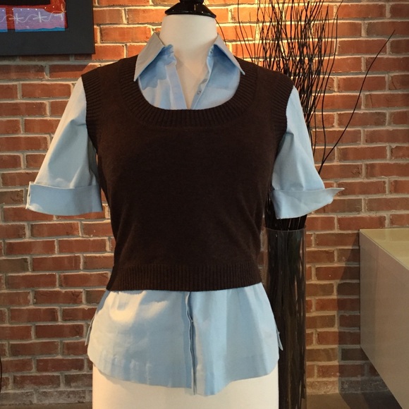 Brown vest ( vest only shirt sold seperately )