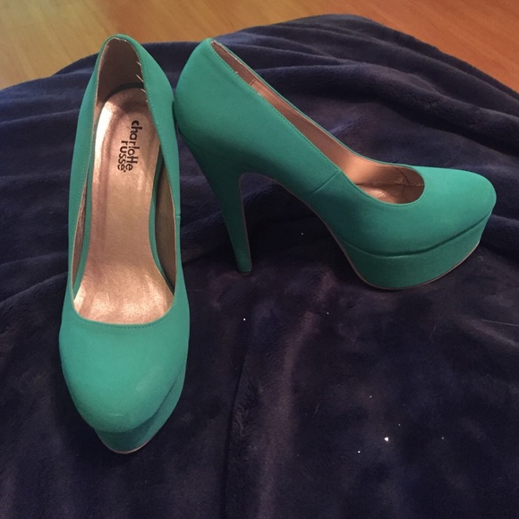 NWOT Teal Heels