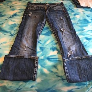 Silver Lola distressed jeans