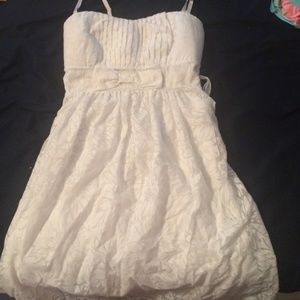 Maurice's White Floral Print Dress