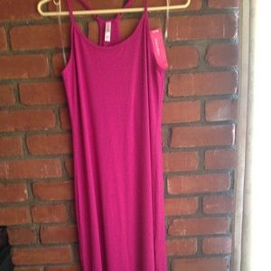 Brand New long pink summer dress
