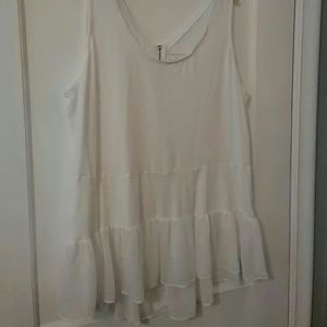 Tiered ruffled top
