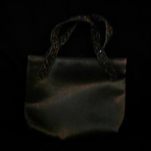Small brown Satin handbag