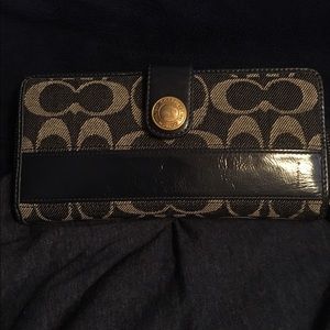Denim Coach Wallet