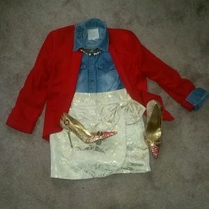 Brocade Mini-skirt