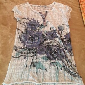 Miss Me girls top with crystals