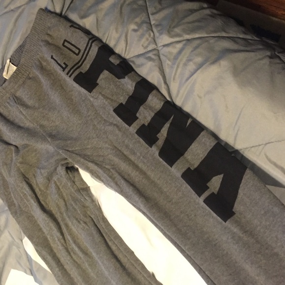 Pink sweats