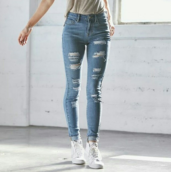 Brand New Destroyed Denim Jean
