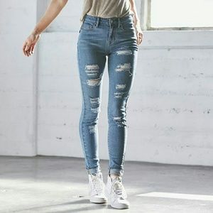 Brand New Destroyed Denim Jean