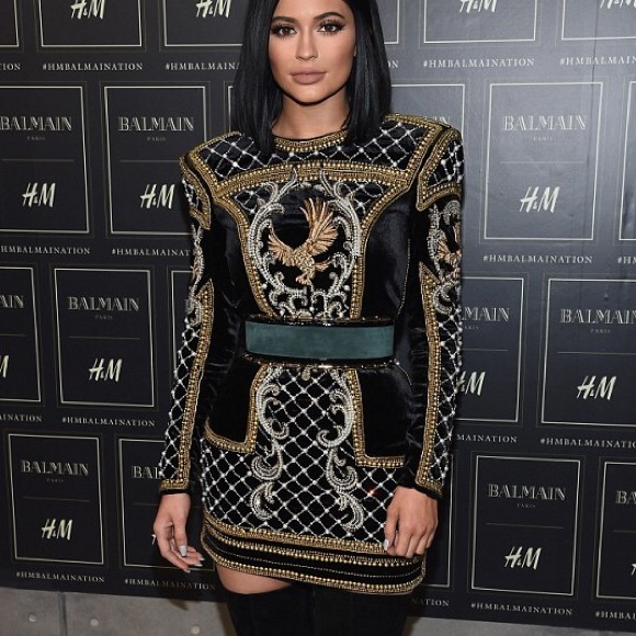 Balmain X H&M embellished mini dress NEW