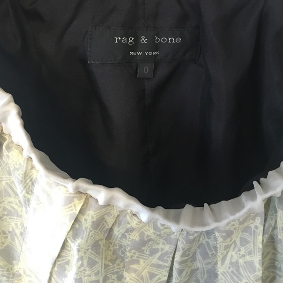 NWT rag & bone Light Grey Rose Skirt Size 0 - Picture 2 of 4