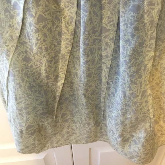 NWT rag & bone Light Grey Rose Skirt Size 0 - Picture 4 of 4