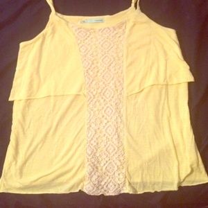 Maurice's Yellow Knit Tank