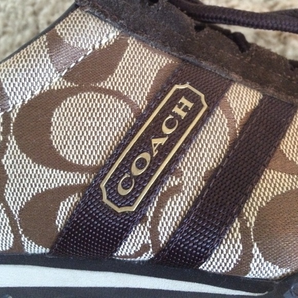 Coach Brown Signature Sneaker - Picture 3 of 3