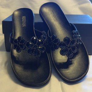 Kenneth Cole Reaction Jeweled Sandals