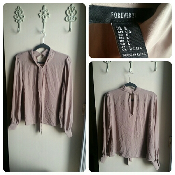 Chic tie neck blouse (Forever 21)
