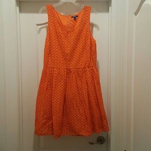 Orange Sleeveless Sundress