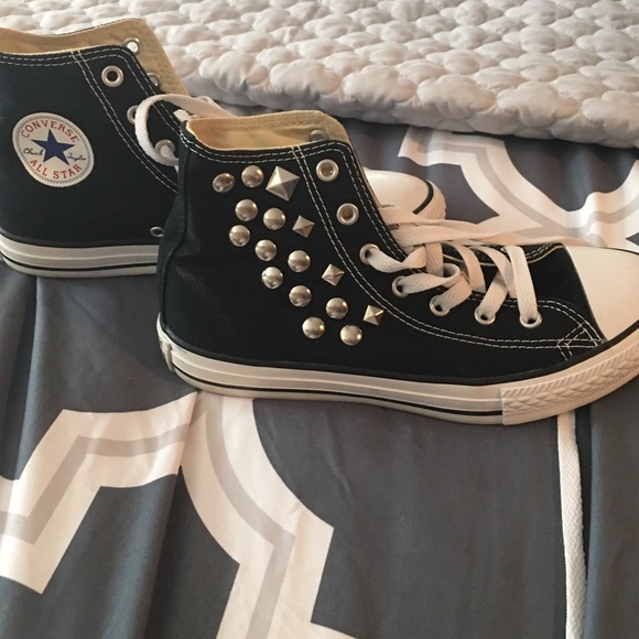 Converse Shoes - Converse high tops. Customized my me!!