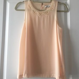 Madewell Silk Blouse with Lace Detail - NWOT