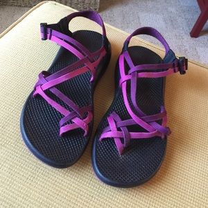 Pink and Purple Chacos