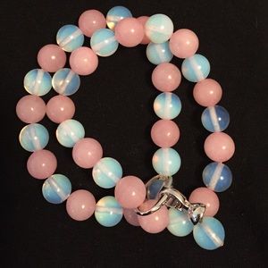 Boy or girl glass beaded bracelet