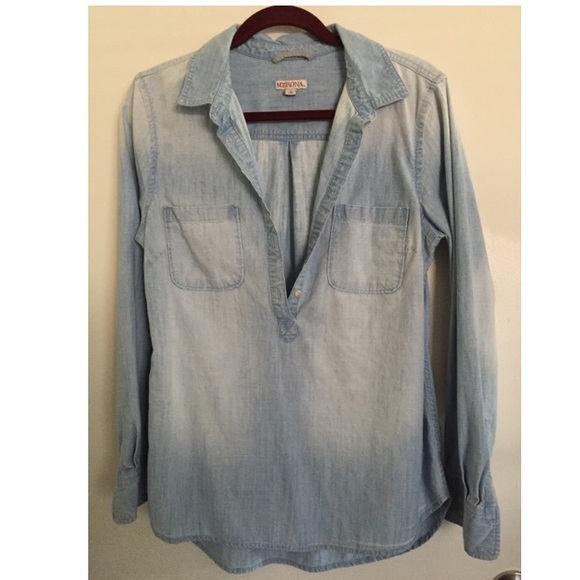 Merona Chambray Top