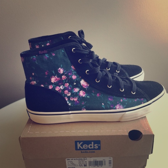 Keds Shoes - Keds Double Decker Floral High-Top Sneaker