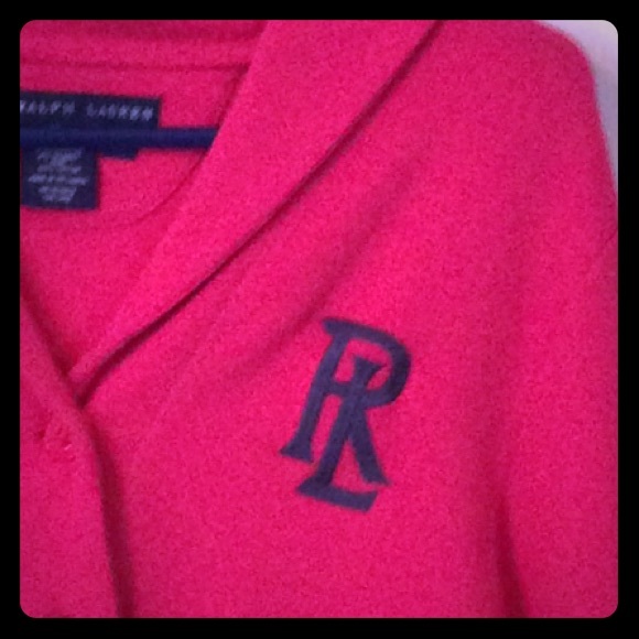 RL Magenta Cardigan