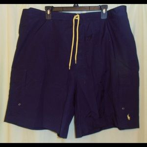 Polo Sport navy blue swim trunks
