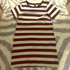 J.Crew Navy/White Stripe Tshirt Dress
